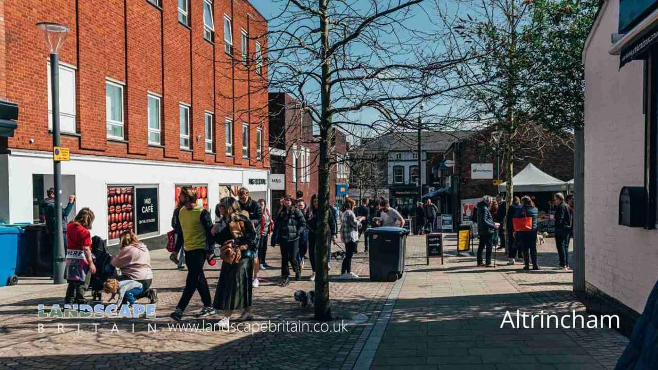 Altrincham in Greater Manchester