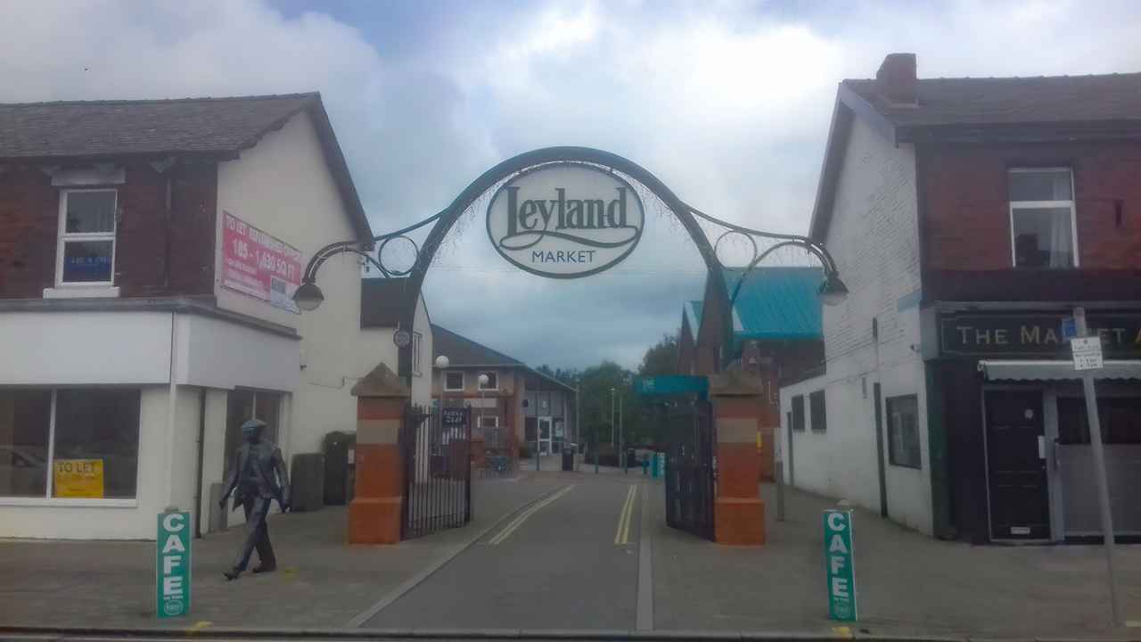 Leyland in Lancashire
