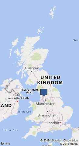 Blackburn UK Map