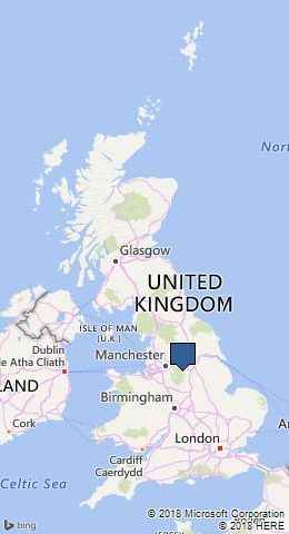 Carl Wark Hillfort UK Map