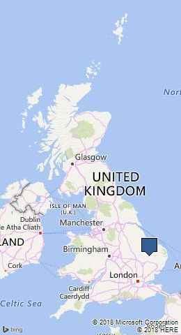 Lyveden New Bield UK Map