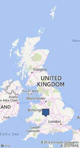 Malvern UK Map