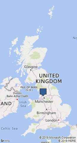 Raveden Clough Waterfall UK Map