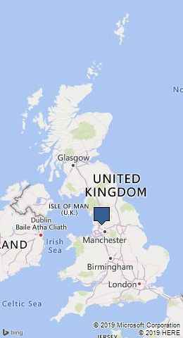 Sunnyhurst Waterfalls UK Map