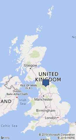 West Burton UK Map