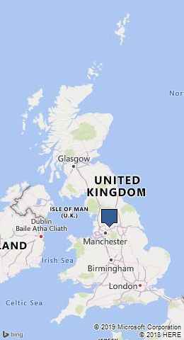 White Holme Reservoir UK Map