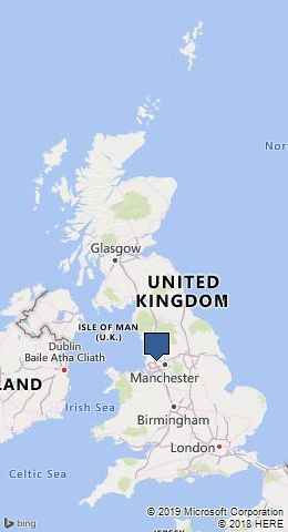 Wigan UK Map