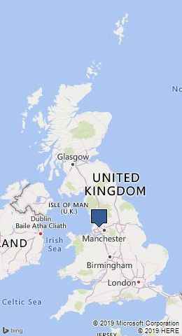 Yellow Brook Lower Waterfall UK Map