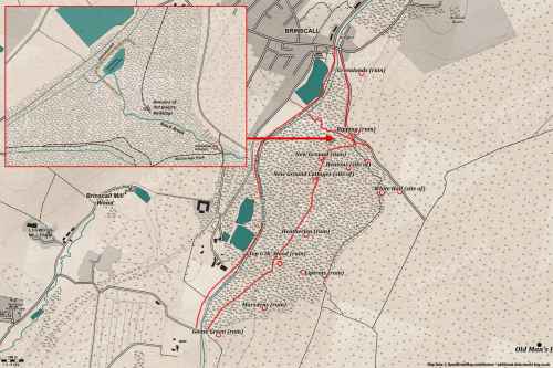 Brinscall Woods (Hatch Brook Waterfall Walk) Walk Map