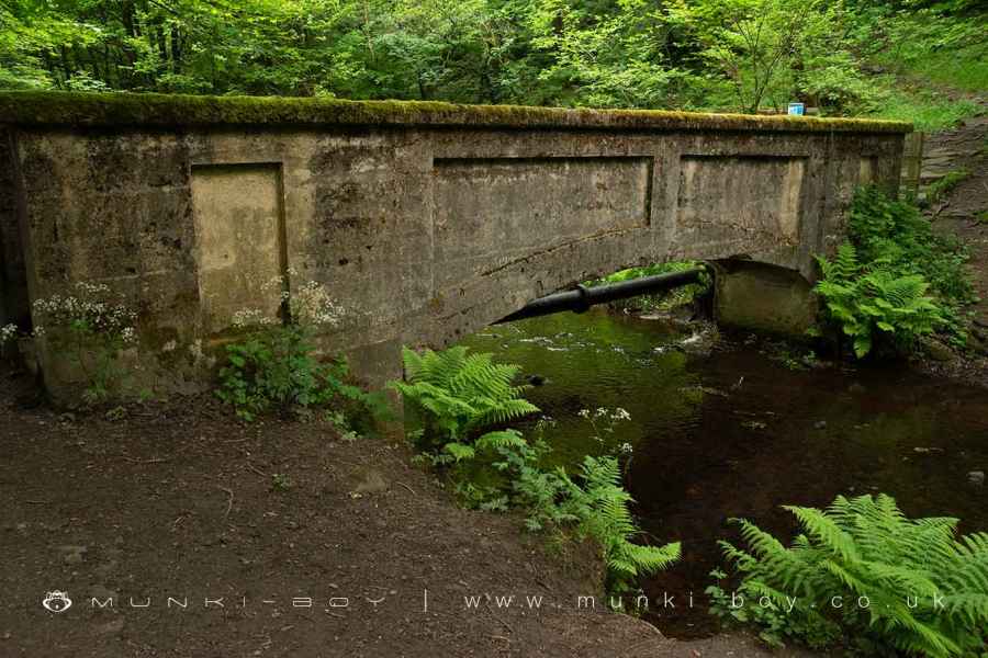 Concrete Footbridge over The Goit Walk Map