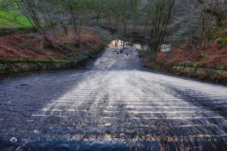 Looking down the waterfall at Roddlesworth Reservoir Walk Map