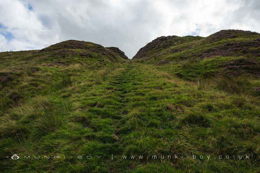 The Old Tramway Incline at Musbury Heights Quarry Walk Map