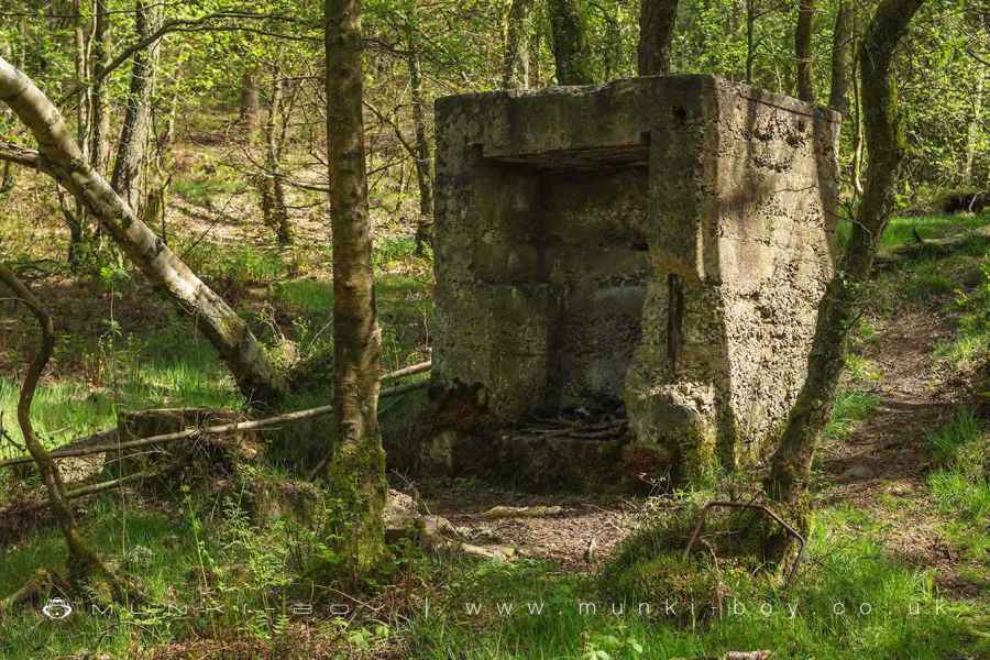 Old Quarry Buildings at Brinscall Woods Walk Map