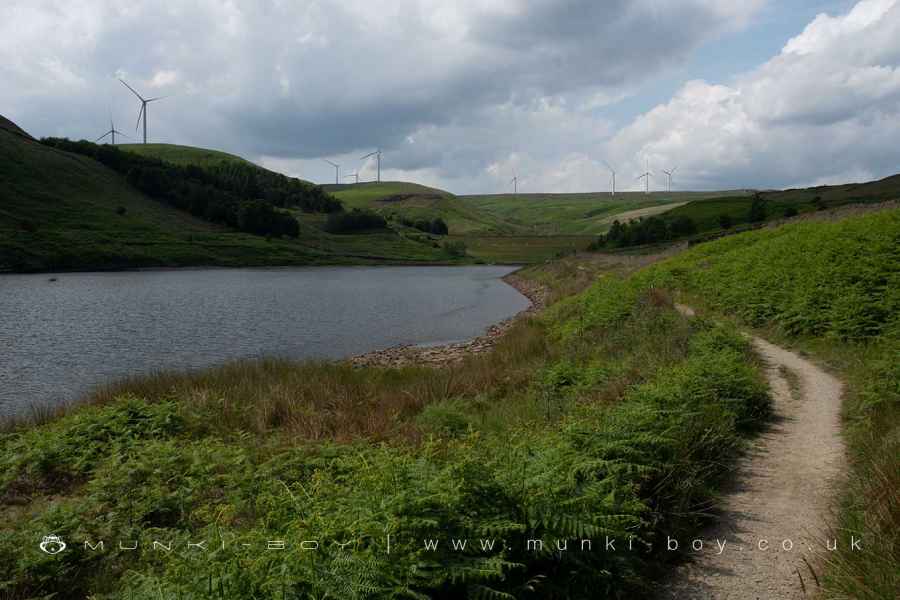 Shoreline Path at Naden Middle Reservoir Walk Map