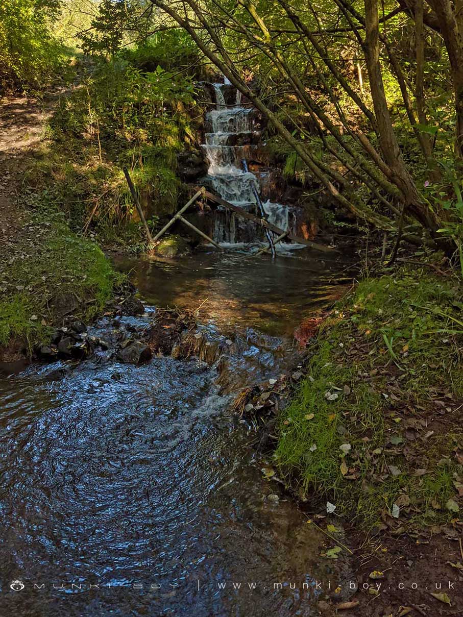 Waterfalls in Haigh Country Park