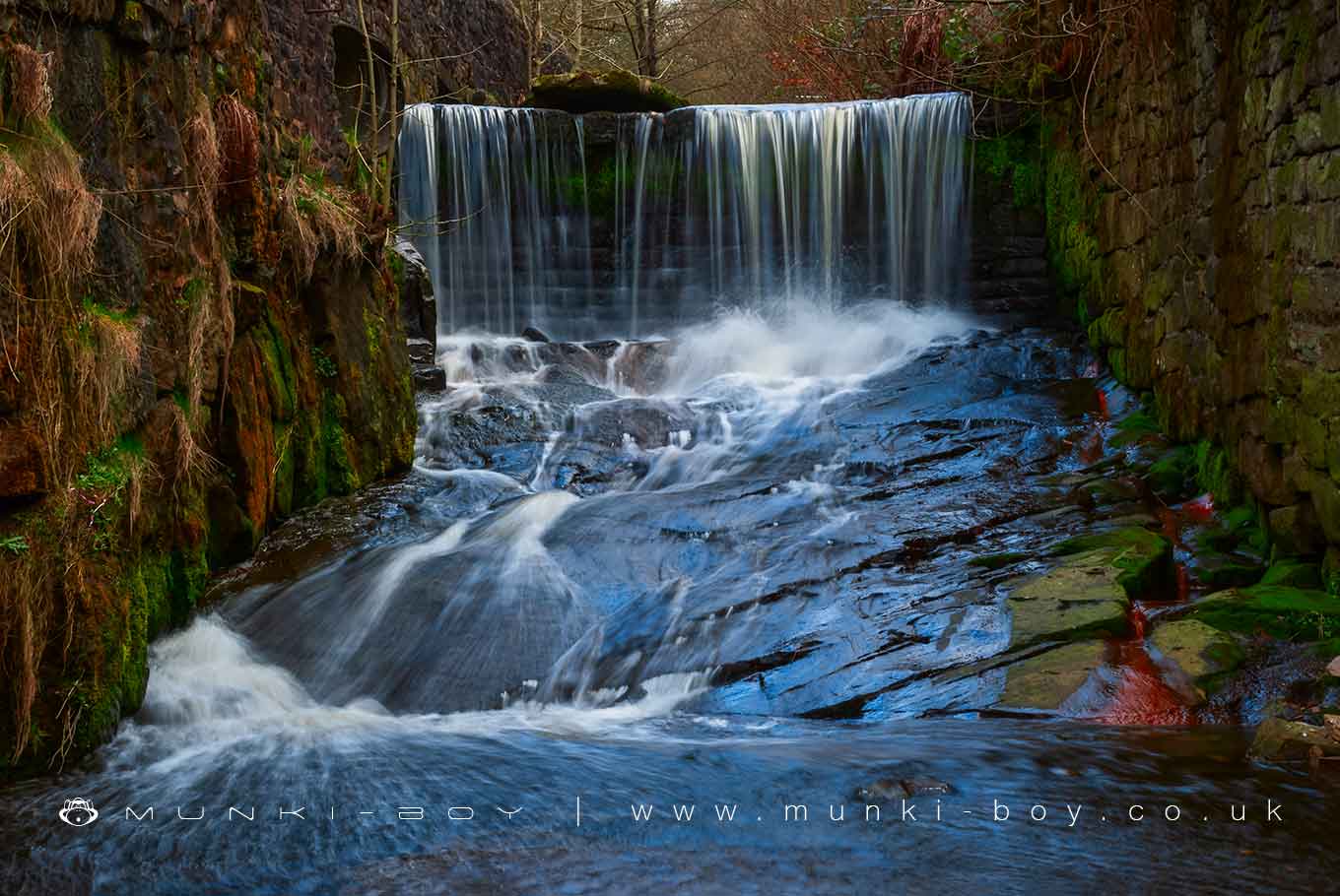 Waterfalls in Barrow Bridge