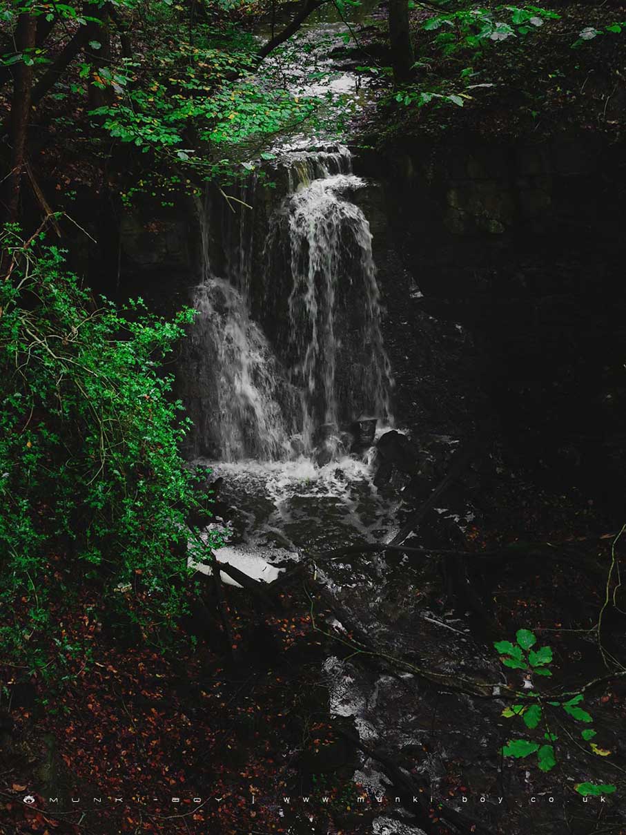 Waterfalls in Croshaw Wood