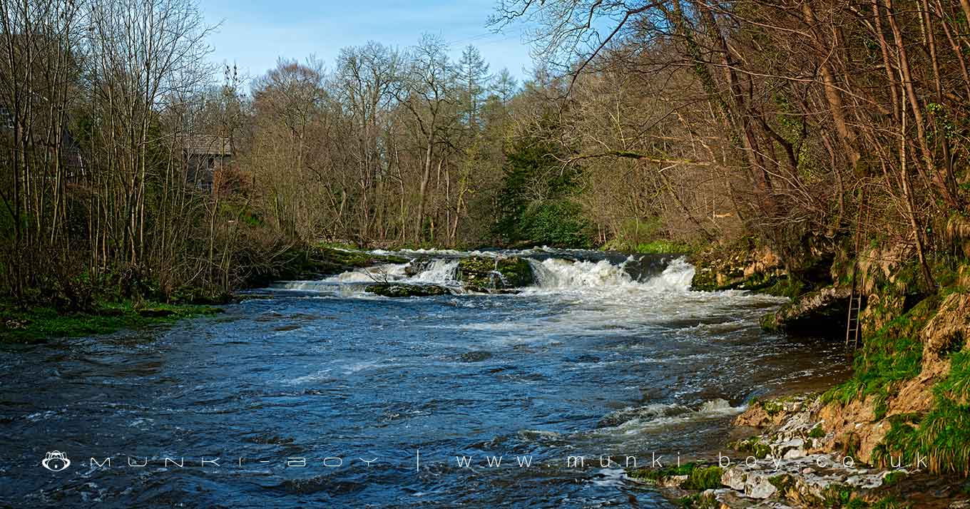 Waterfalls in River Kent at Basingill