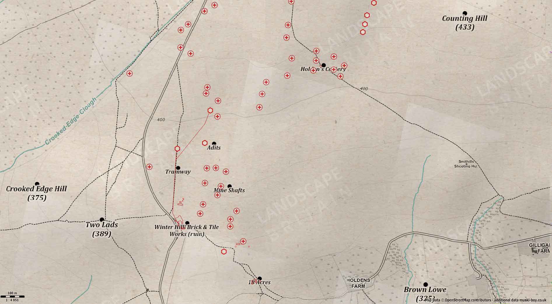 Hiking Areas in Hole Bottom