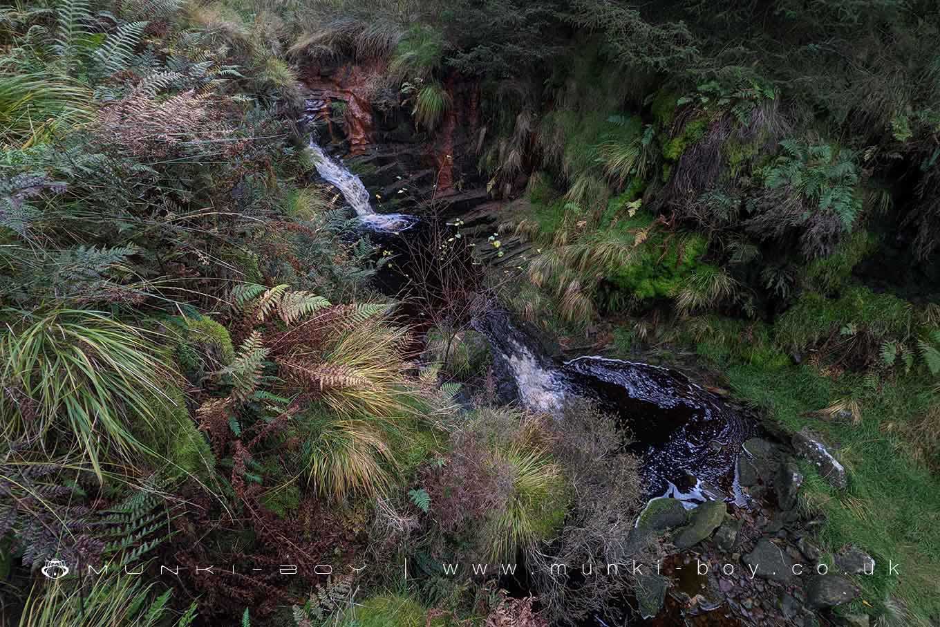 Waterfalls in Lead Mines Clough