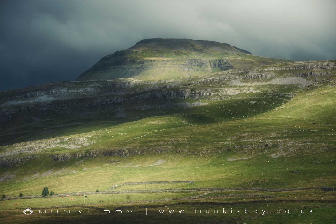 Mountains in North Yorkshire