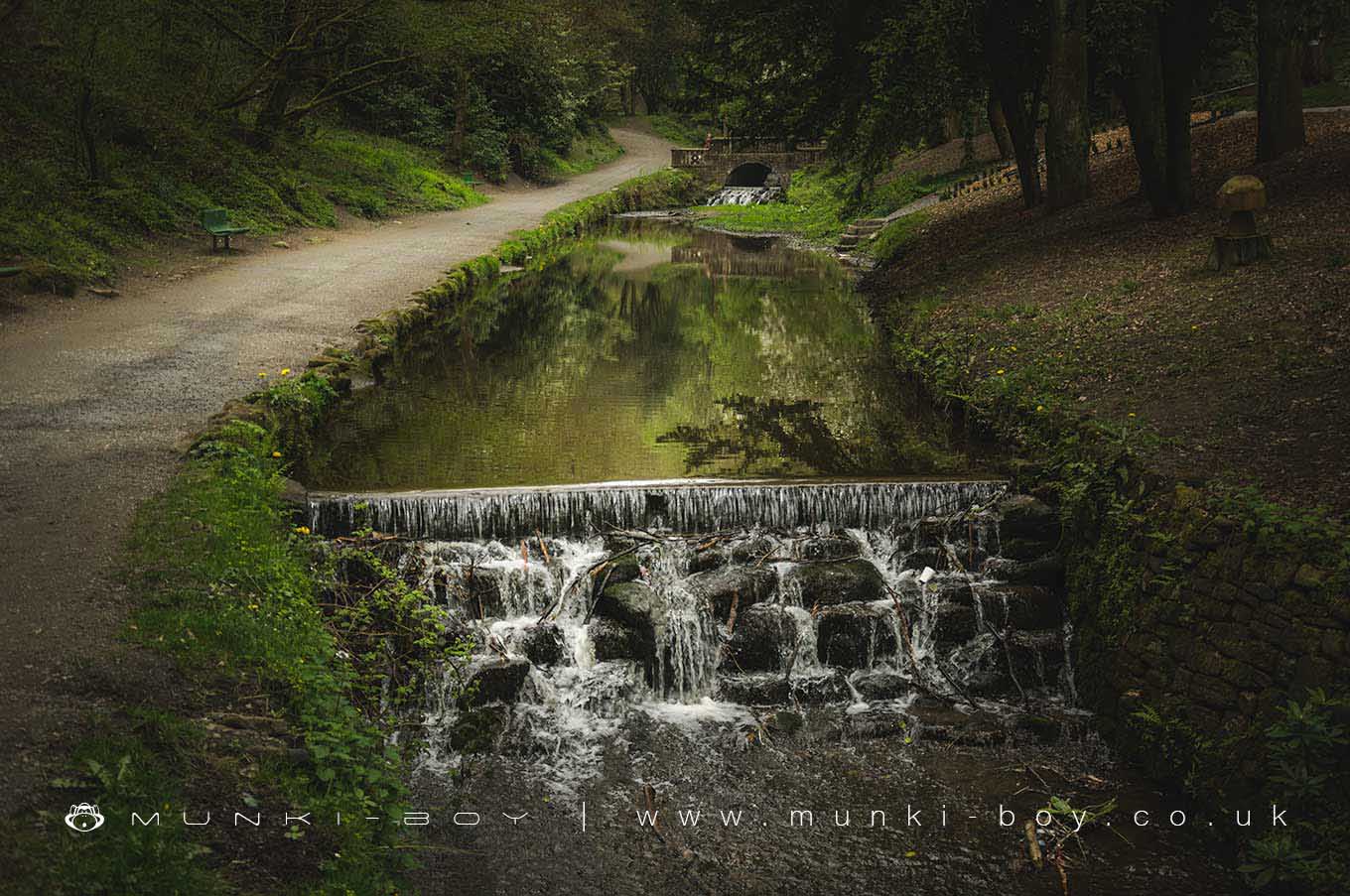 Waterfalls in Sunnyhurst Wood