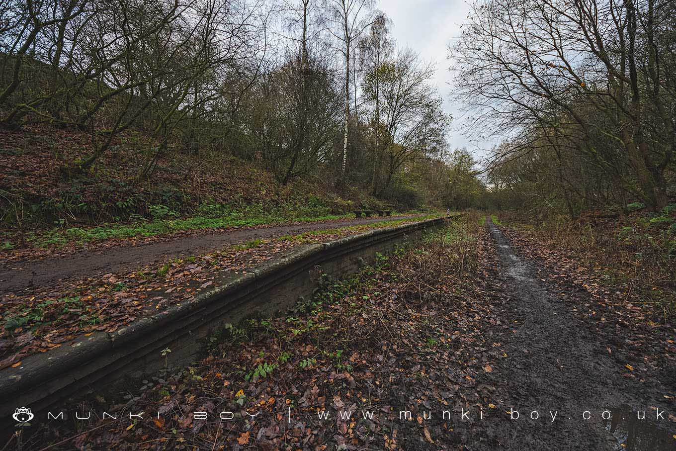 Ruins in Outwood Country Park