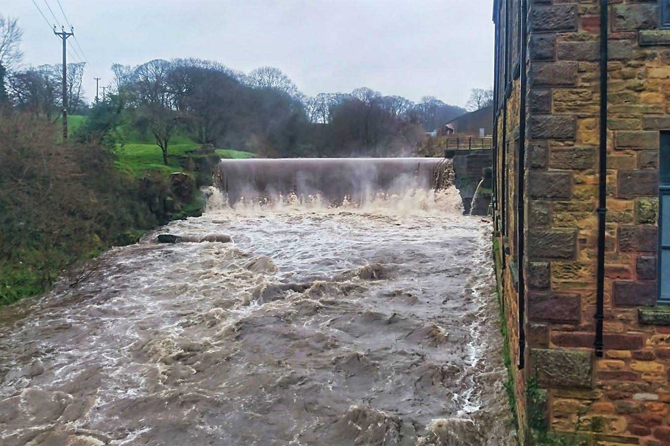 Waterfalls in Roach Bridge