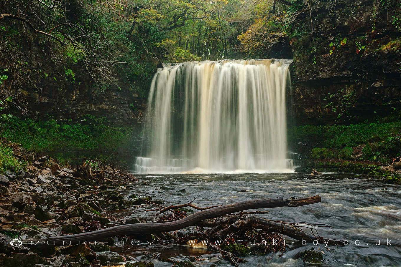 Waterfalls in Powys