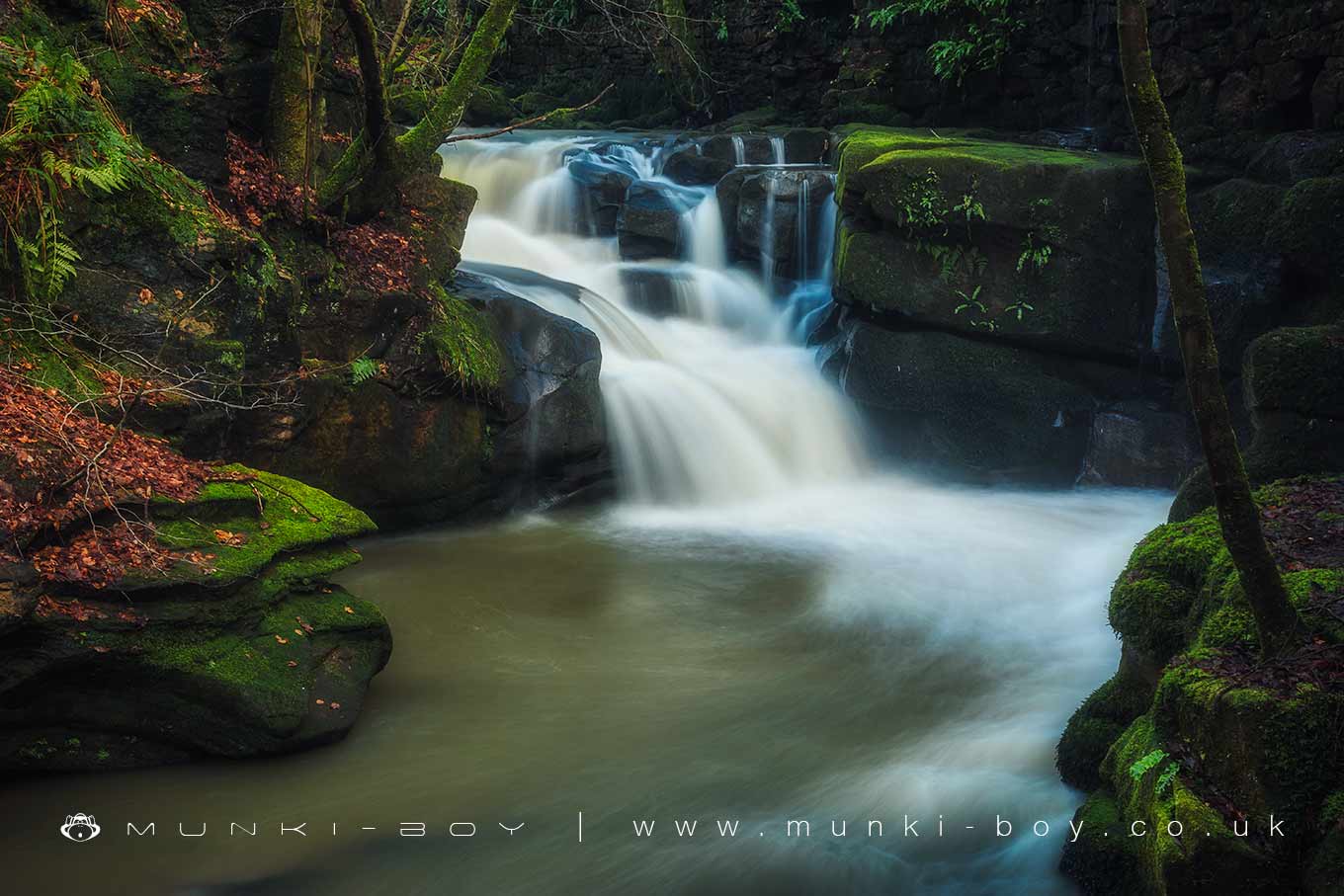 Waterfalls in Healey Dell