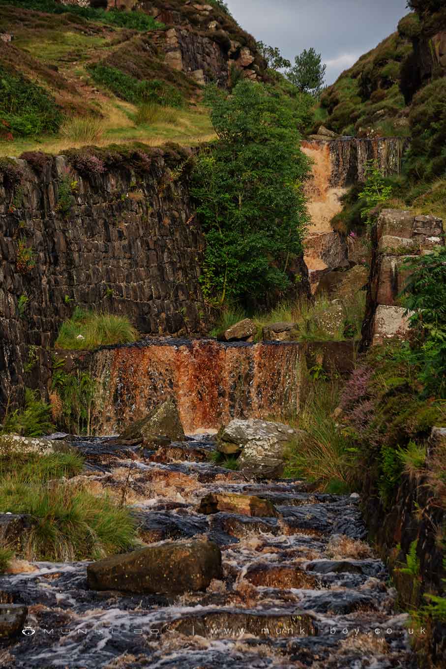 Waterfalls in Dean Black Brook