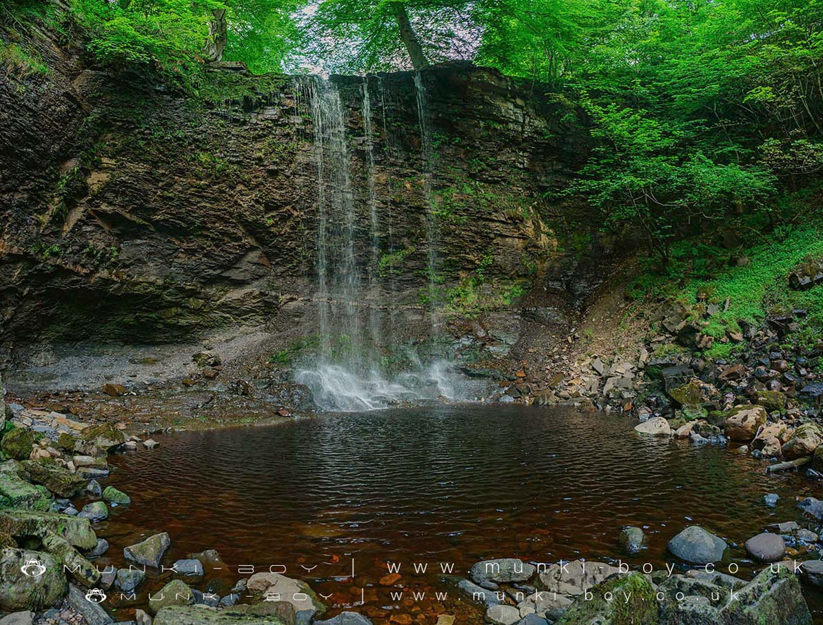 Waterfalls in Whitfield Beck
