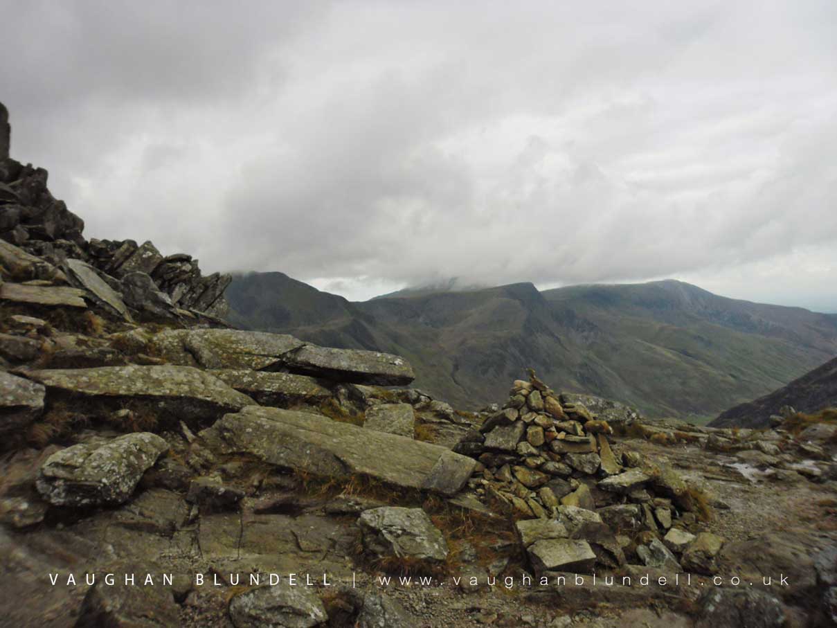 Y Garn from Tryfan by Vaughan Blundell